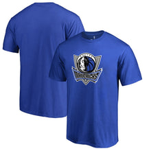 Load image into Gallery viewer, Dallas Mavericks Primary Logo T-Shirt - Blue NBA Guys Tee
