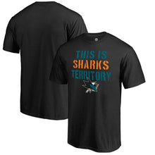 Load image into Gallery viewer, San Jose Sharks Hometown Collection Local T-Shirt - Black NHL Guys Tee
