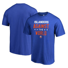 Load image into Gallery viewer, New York Islanders Against The World T-Shirt - Royal NHL Guys Tee
