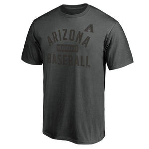 Arizona Diamondbacks Iconic Primary Pill T-Shirt - Charcoal MLB Guys Tee