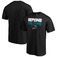 Load image into Gallery viewer, San Jose Sharks 2019 Stanley Cup Playoffs Western Conference Finals Bound Defend T-Shirt - Black NHL Guys Tee
