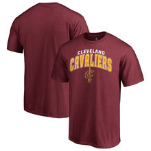 Load image into Gallery viewer, Cleveland Cavaliers Steady Team T-Shirt - Wine NBA Guys Tee
