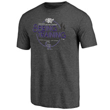 Load image into Gallery viewer, Colorado Rockies 2020 Spring Training Round Trip Tri-Blend T-Shirt – Black MLB Guys Tee
