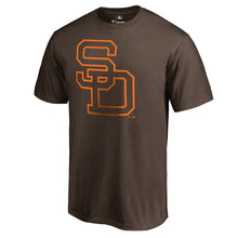 Load image into Gallery viewer, San Diego Padres Cooperstown Collection Huntington T-Shirt - Brown MLB Guys Tee
