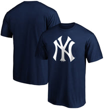 Load image into Gallery viewer, New York Yankees Official Logo T-Shirt - Navy MLB Guys Tee
