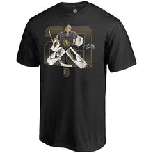 Load image into Gallery viewer, Marc-Andre Fleury Vegas Golden Knights Powerhouse T-Shirt - Black NHL Guys Tee
