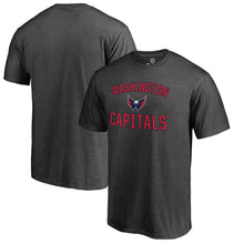 Load image into Gallery viewer, Washington Capitals Victory Arch T-Shirt - Heathered Gray NHL Guys Tee
