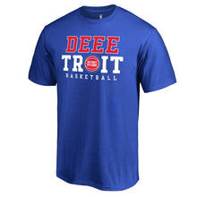 Load image into Gallery viewer, Detroit Pistons Deeetroit Hometown Collection T-Shirt - Royal NBA Guys Tee
