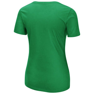 Boston Celtics Majestic Women's The Main Thing T-Shirt - Kelly Green NBA Ladies V-Neck