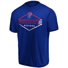 Load image into Gallery viewer, Detroit Pistons Majestic Appreciate The Journey Showtime Cool Base T-Shirt - Blue NBA Guys Tee
