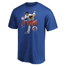 Load image into Gallery viewer, Jacob Degrom New York Mets 2019 Nl Cy Young Award T-Shirt - Royal MLB Guys Tee
