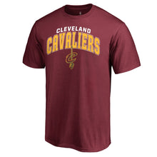 Load image into Gallery viewer, Cleveland Cavaliers Steady Team T-Shirt - Wine NBA Guys Tee
