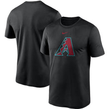 Load image into Gallery viewer, Arizona Diamondbacks Nike Large Logo Legend Performance T-Shirt – Black MLB Guys Tee
