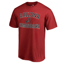 Load image into Gallery viewer, Arizona Diamondbacks Victory Arch T-Shirt - Red MLB Guys Tee
