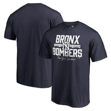 Load image into Gallery viewer, New York Yankees Hometown Bronx Bombers T-Shirt - Navy MLB Guys Tee
