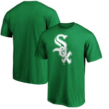Load image into Gallery viewer, Chicago White Sox St. Patrick's Day Logo T-Shirt - Kelly Green MLB Guys Tee
