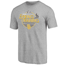 Load image into Gallery viewer, San Diego Padres 2020 Spring Training Round Trip Tri-Blend T-Shirt – Gray MLB Guys Tee
