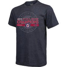 Load image into Gallery viewer, Washington Nationals Threads 2019 World Series Champions Masterful T-Shirt - Navy MLB Guys Tee
