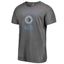 Load image into Gallery viewer, Dallas Mavericks Icon Logo Shadow Washed T-Shirt - D.Gray NBA Guys Tee
