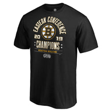 Load image into Gallery viewer, Boston Bruins 2019 Eastern Conference Champions Defensive Zone T-Shirt - Black NHL Guys Tee
