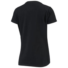 Load image into Gallery viewer, Miami Marlins Women&#39;s Engage Arch V-Neck T-Shirt - Black MLB Ladies V-Neck
