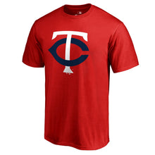 Load image into Gallery viewer, Minnesota Twins Primary Team Logo T-Shirt - Red MLB Guys Tee
