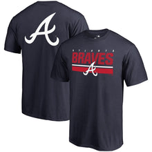 Load image into Gallery viewer, Atlanta Braves End Game T-Shirt - Navy MLB Guys Tee
