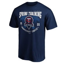 Load image into Gallery viewer, Minnesota Twins 2020 Spring Training Pick Off Move T-Shirt – Navy MLB Guys Tee
