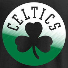 Load image into Gallery viewer, Boston Celtics Gradient Logo T-Shirt - Black NBA Guys Tee
