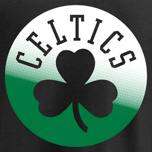 Boston Celtics Gradient Logo T-Shirt - Black NBA Guys Tee