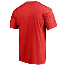 Load image into Gallery viewer, Detroit Red Wings Team Lockup T-Shirt - Red NHL Guys Tee
