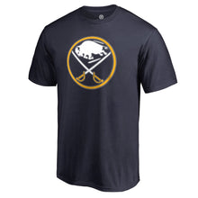 Load image into Gallery viewer, Buffalo Sabres Primary Logo T-Shirt - Navy NHL Guys Tee
