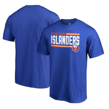 Load image into Gallery viewer, New York Islanders Iconic Collection On Side Stripe T-Shirt - Royal NHL Guys Tee
