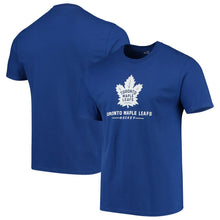 Load image into Gallery viewer, Toronto Maple Leafs Team Lockup T-Shirt - Blue NHL Guys Tee

