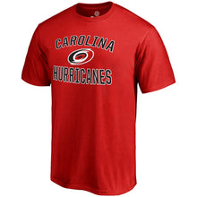 Load image into Gallery viewer, Carolina Hurricanes Victory Arch T-Shirt - Red NHL Guys Tee
