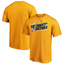 Load image into Gallery viewer, St. Louis Blues 2019 Stanley Cup Champions Hooking T-Shirt - Gold NHL Guys Tee
