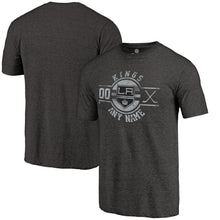 Load image into Gallery viewer, Los Angeles Kings Personalized Insignia Tri-Blend T-Shirt - Black NHL Guys Tee
