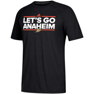 Anaheim Ducks Adidas Local Dassler Climalite Performance T-Shirt - Black NHL Guys Tee