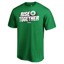 Load image into Gallery viewer, Boston Celtics 2019 Nba Playoffs Bound Slogan Tip-Off Dunk T-Shirt - Kelly Green NBA Guys Tee
