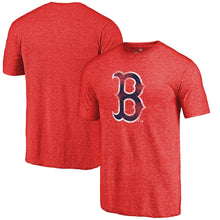 Load image into Gallery viewer, Boston Red Sox Team Tri-Blend T-Shirt - Red MLB Guys Tee
