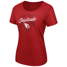 Load image into Gallery viewer, Arizona Cardinals Majestic Women&#39;s Showtime Break Free T-Shirt - Cardinal NFL LADIES V-Neck
