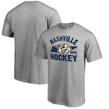Load image into Gallery viewer, Nashville Predators Hometown Collection Local T-Shirt - Heathered Gray NHL Guys Tee
