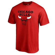 Load image into Gallery viewer, Chicago Bulls Primary Logo T-Shirt - Red NBA Guys Tee
