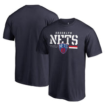 Load image into Gallery viewer, Brooklyn Nets Hoops For Troops T-Shirt - Navy NBA Guys Tee
