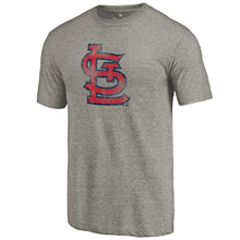 Load image into Gallery viewer, St. Louis Cardinals Team Tri-Blend T-Shirt - Heathered Gray MLB Guys Tee
