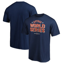 Load image into Gallery viewer, Houston Astros 2019 World Series Bound Can Of Corn T-Shirt - Navy MLB Guys Tee
