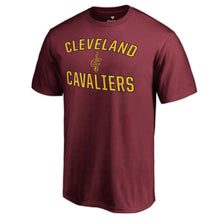 Load image into Gallery viewer, Cleveland Cavaliers Victory Arch T-Shirt - Wine NBA Guys Tee
