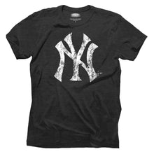 Load image into Gallery viewer, Majestic Threads New York Yankees Primary Logo Tri-Blend T-Shirt - Navy Blue MLB Guys Tee
