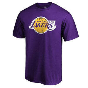 Lebron James Los Angeles Lakers Team Playmaker Name & Number T-Shirt - Purple NBA Guys Tee