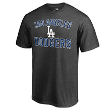 Load image into Gallery viewer, Los Angeles Dodgers Victory Arch T-Shirt - Charcoal MLB Guys Tee
